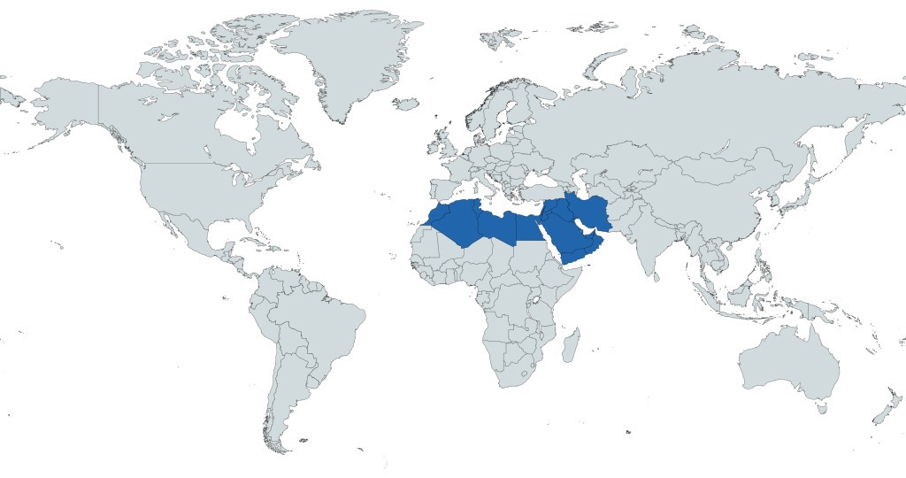 Middle East & North Africa Map